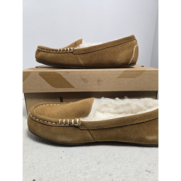 Koolaburra by UGG Women's Lezly Slipper Shoes 1020389W/CHE Brown Leather Sz8 New - Picture 2 of 8